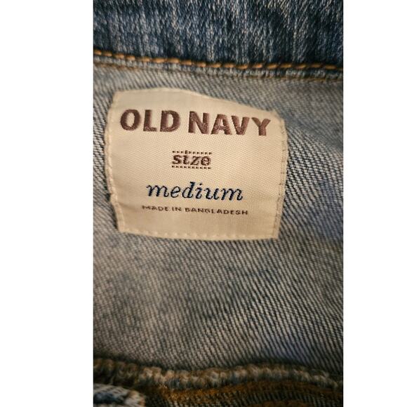 Old Navy Girl's Size Medium Trucker Denim Jacket - Picture 3 of 6